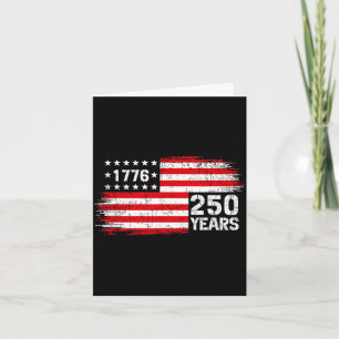 Carte 250 ans d'ancienneté 1776 250e anniversaire 4 juil