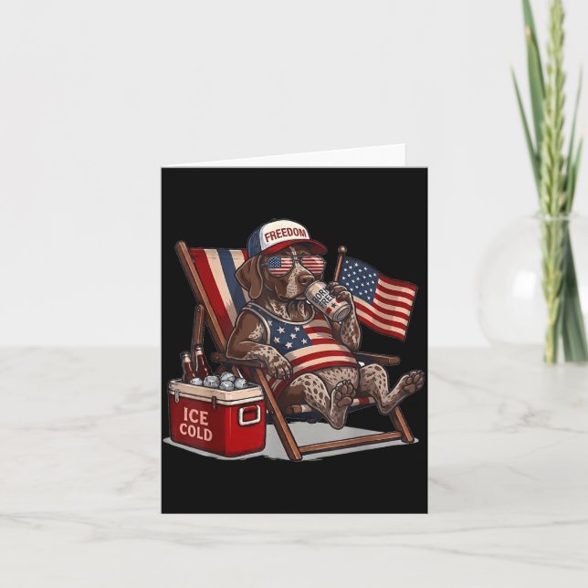 Carte 250 Ans De Dom German Shorthaired Pointer (Devant)