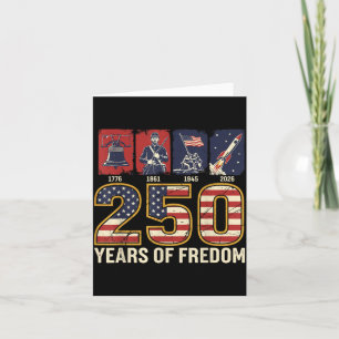 Carte 250 Ans de Liberté 1776 2026 Histoire de la Libert