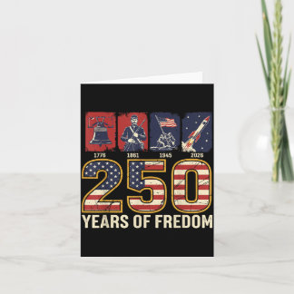 Carte 250 Ans de Liberté 1776 2026 Histoire de la Libert