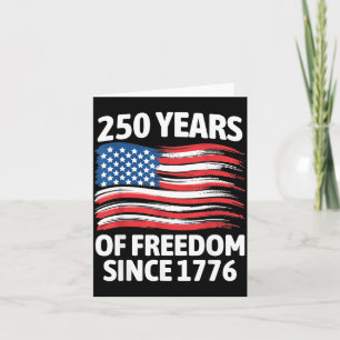 Carte 250 ans de liberté 250e anniversaire 1776 2026