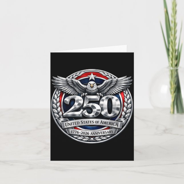Carte 250e anniversaire d'Amérique 250 ans Le peuple Ann (Devant)