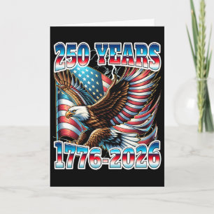 Carte 250e anniversaire États-Unis 