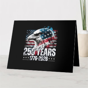 Carte 250e anniversaire États-Unis Anniversaire Manche L