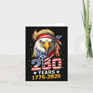 Carte 250e anniversaire USA aigle patriotique 250e 4