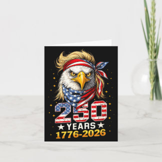 Carte 250e anniversaire USA aigle patriotique 250e 4