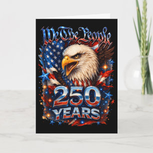 Carte 250e anniversaire Usa aigle patriotique 250e indép