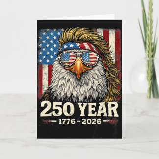 Carte 250e anniversaire Usa Eagle patriotique 250 ans 4t