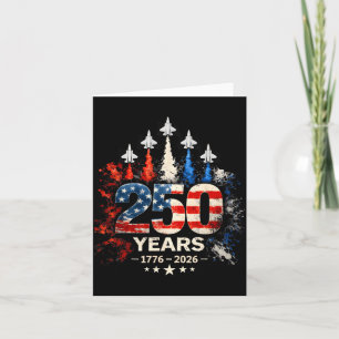 Carte 250e anniversaire Usa Patriotique 250 ans