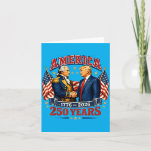 Carte 250e anniversaire Usa Père Fondateur Président