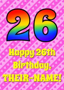 Cartes 26 Ans D Anniversaire Zazzle Fr Cartes 26 Ans D Anniversaire Zazzle Fr