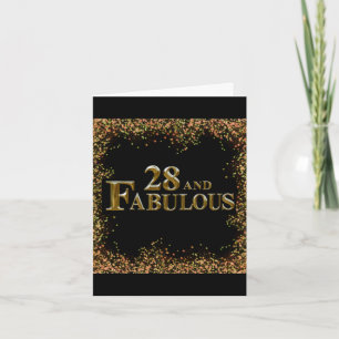 Carte 28e anniversaire 