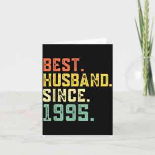 Carte 29e anniversaire de mariage mari depuis design