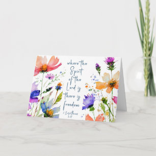 Carte 2 Corinthiens 3:17 Liberté Bible Verse