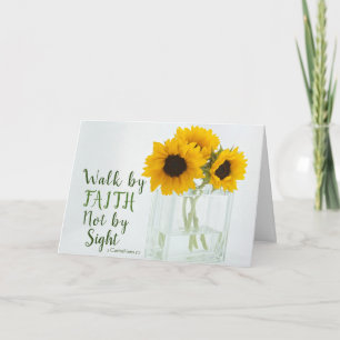 Carte 2 Corinthiens 5:7 Marcher par la Foi pas par la vu