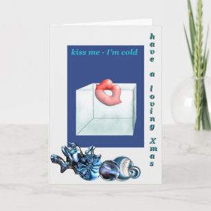 Carte 2 de baiser de Noël par Anjo Lafin