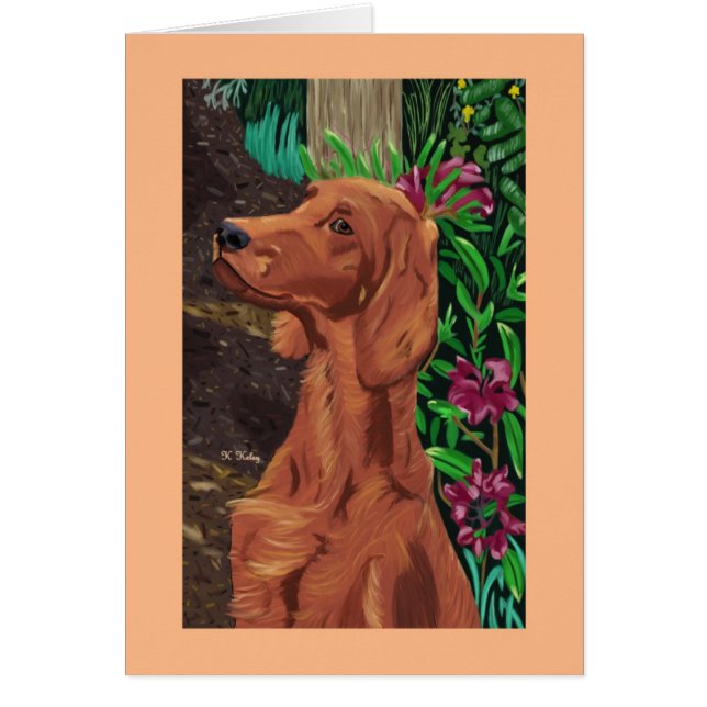 Carte 2 de poseur de jardin (Devant)