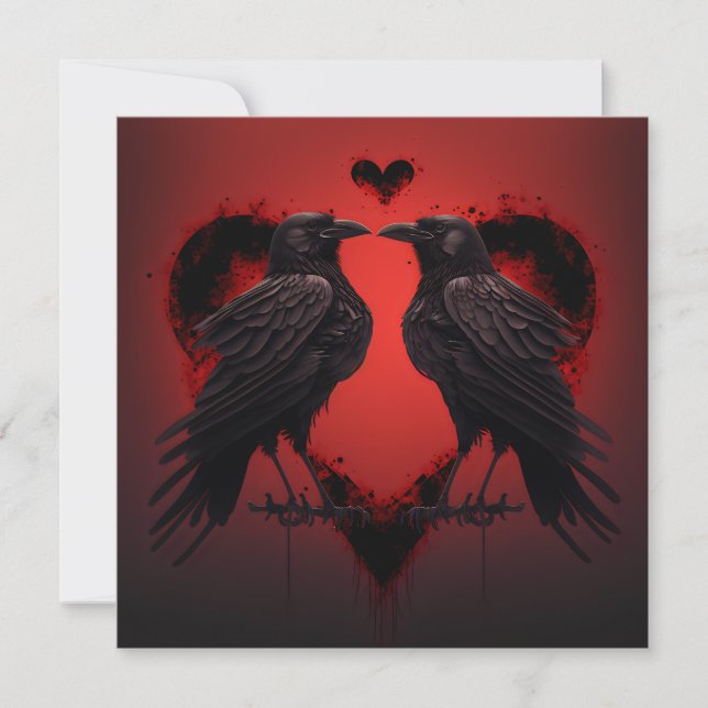 Carte 2 Raven et Gothic Heart (Devant)
