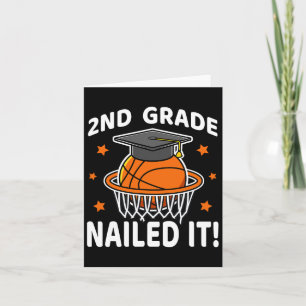 Carte 2e année Nail It Bysketbyll Joueur Graduation B