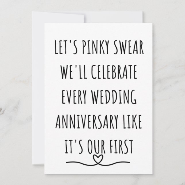 Carte 2e anniversaire de mariage (Devant)
