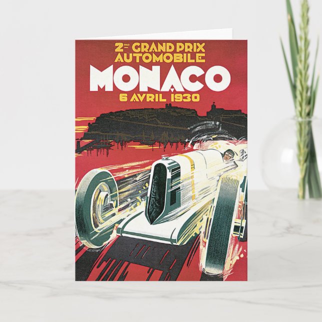 Carte 2nd Grand Prix de Monaco (Devant)