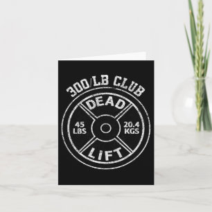 Carte 300 Livres Livrées Dead Lift Club Gym Pow Pow