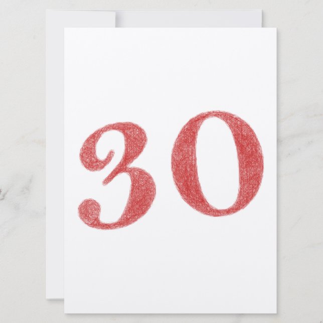 Carte 30 ans (Devant)