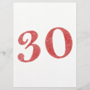 Carte 30 ans d'anniversaire
