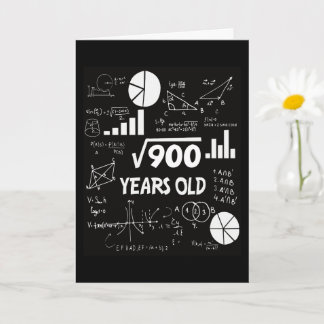 Carte 30 Ans Enseignant en mathématiques Anniversaires 3