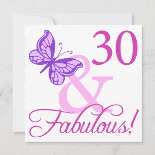 Carte 30 Cadeaux Fabuleux D'Anniversaire (Plum)