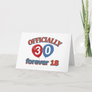 Carte 30e anniversaire