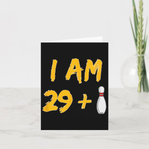 Carte 30e anniversaire Bowling Shirt Bowler Gift Party
