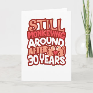 Carte 30e anniversaire de mariage toujours à faire des s