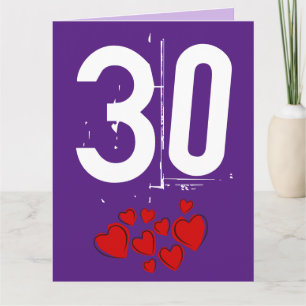 CARTE 30E ANNIVERSAIRE MARIAGE ACCUEILLANT LA GRANDE CAR