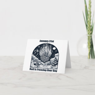 Carte 31 janvier - L'enfer gèle toute la journée