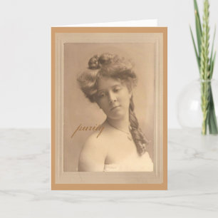 Carte 32208 069a, pureté Bible Verse Greeting Card