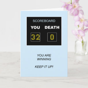 Carte 32e tableau de bord d'anniversaire