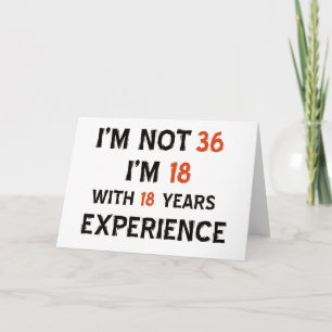 Carte 36e anniversaire