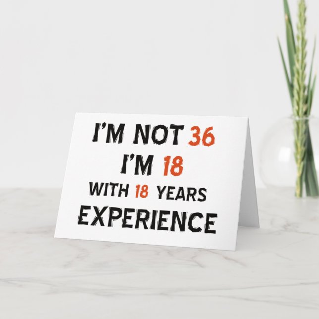 Carte 36e anniversaire (Devant)