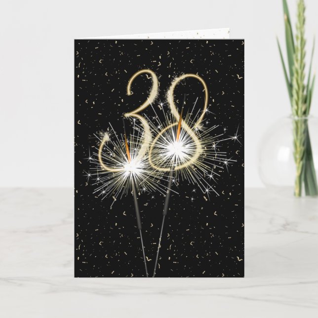 Carte 38e anniversaire du mariage (Devant)