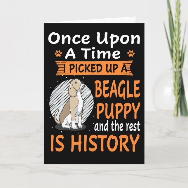 Carte 39 Il était une fois un chiot Beagle (Devant)