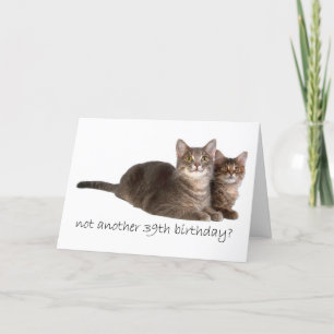 Carte 39e anniversaire