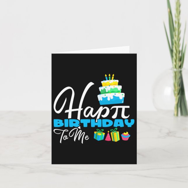 Carte 3.14 Gâteau Joyeux Jour Pi Pour Enseignant Joyeux  (Devant)
