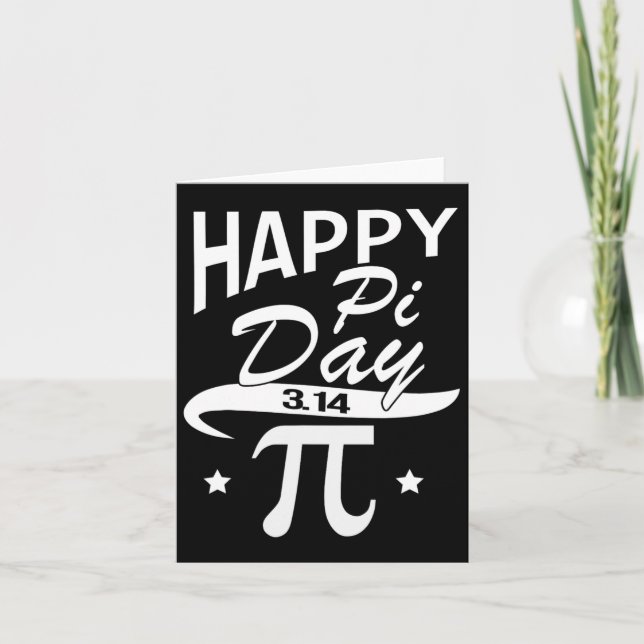 Carte 3.14 Jour Pi Pour Les Enseignants (Devant)