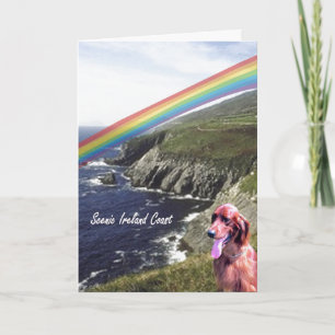 Carte 3. Magnifique Irlande Côte Pittoresque St. Patrick