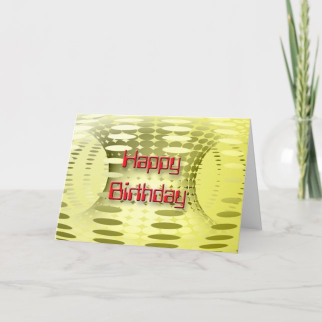 Carte 3D Joyeux anniversaire YL 3 (Devant)