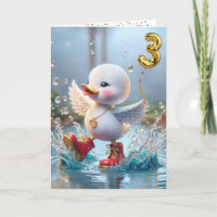 3e anniversaire Duck Dancing In a Rain Puddle