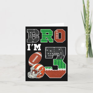 Carte 3e anniversaire Football Joueur Fête Bro Im 3 anné