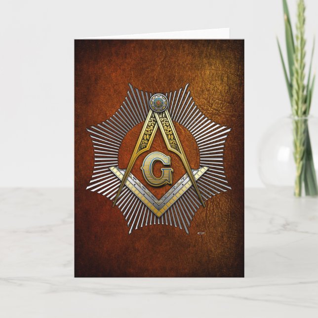 Carte 3e degré : Maître Mason (Devant)