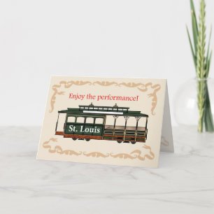 Carte 4061 Good Luck Musical, Trolley Car